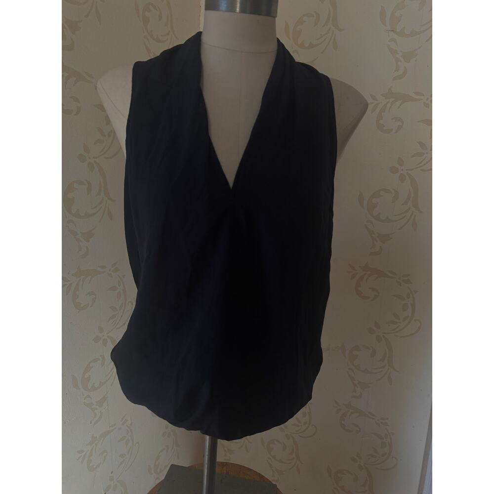 Ramy Brook 100% SilkNavy Blue Top - Ladies Medium